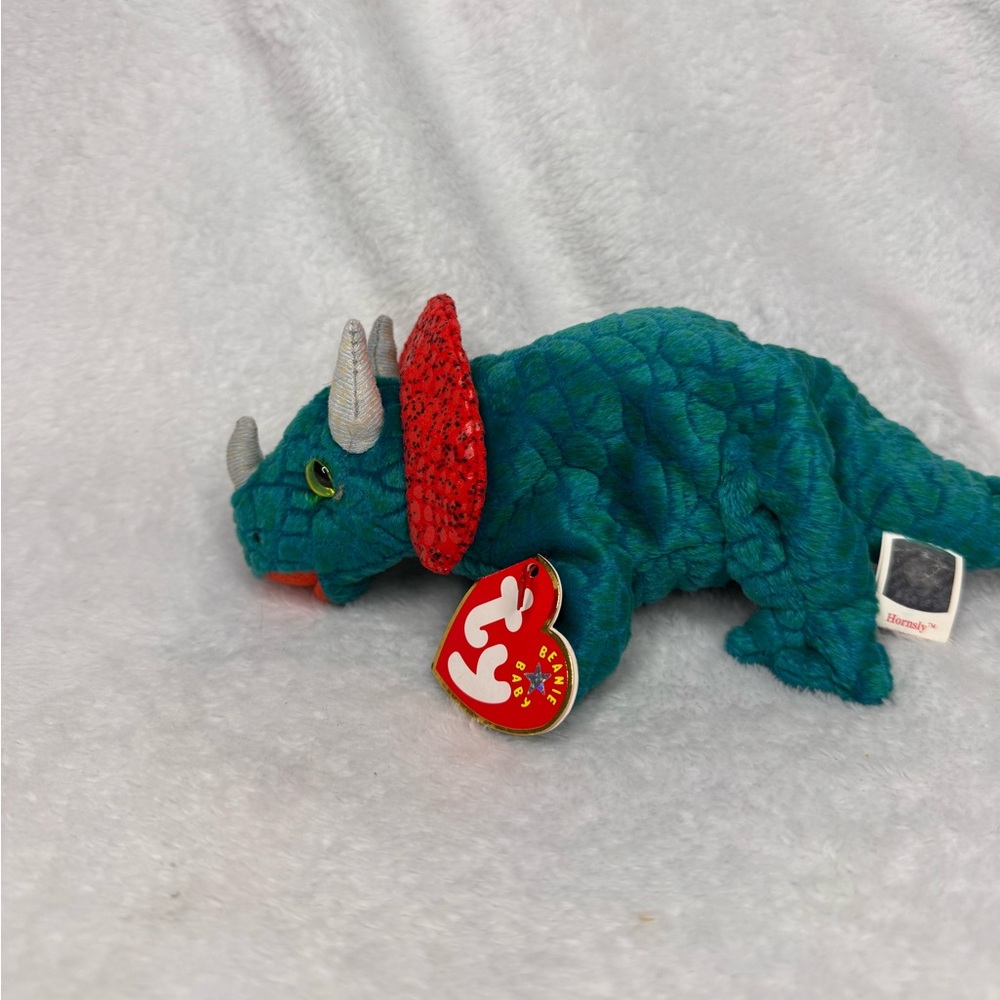 TY Beanie Baby “Hornsly” the Triceratops